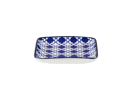 New Bone China Square Plate - Rêve Bleu Collection Design