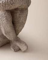 Resin Decorative Bust - Elegant Alice Sculpture in Soft Grey
