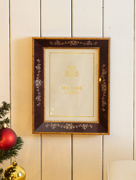 Elegant Plastic-Glass Photo Frame - Esmeraude Design Accent