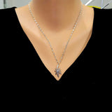 Sterling Silver Leaf Pendant Necklace - Elegant Nature Design