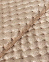 Luxurious Velvet Double Bedspread - Earth Tone Comfort & Style