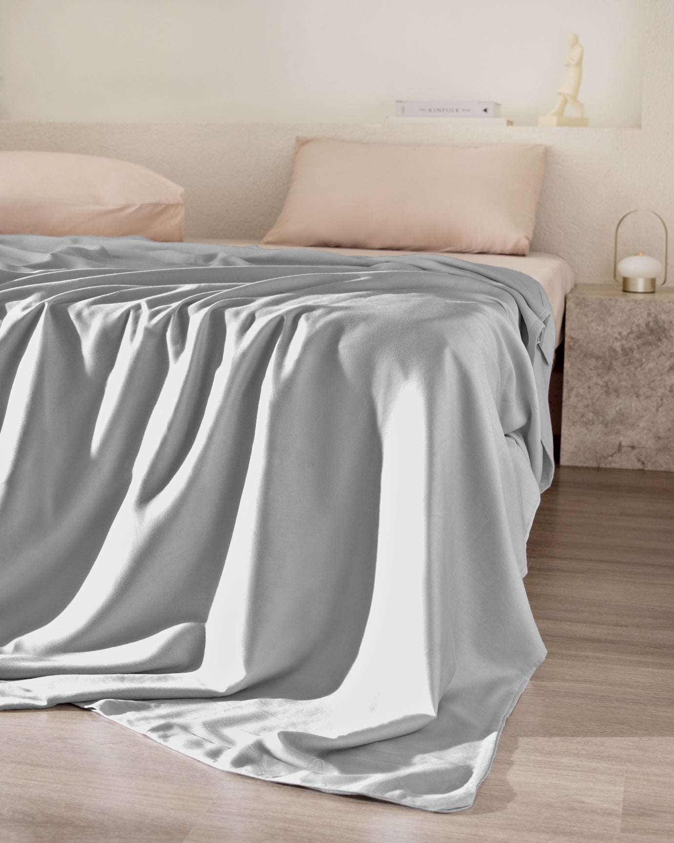 Soft Luxurious 100% Cotton Sateen Single Twin Duvet Cover Set