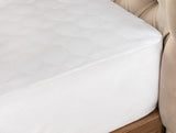 Quilted Fitted Double Mattress Protector Pad - Soft & Breathable Bedding