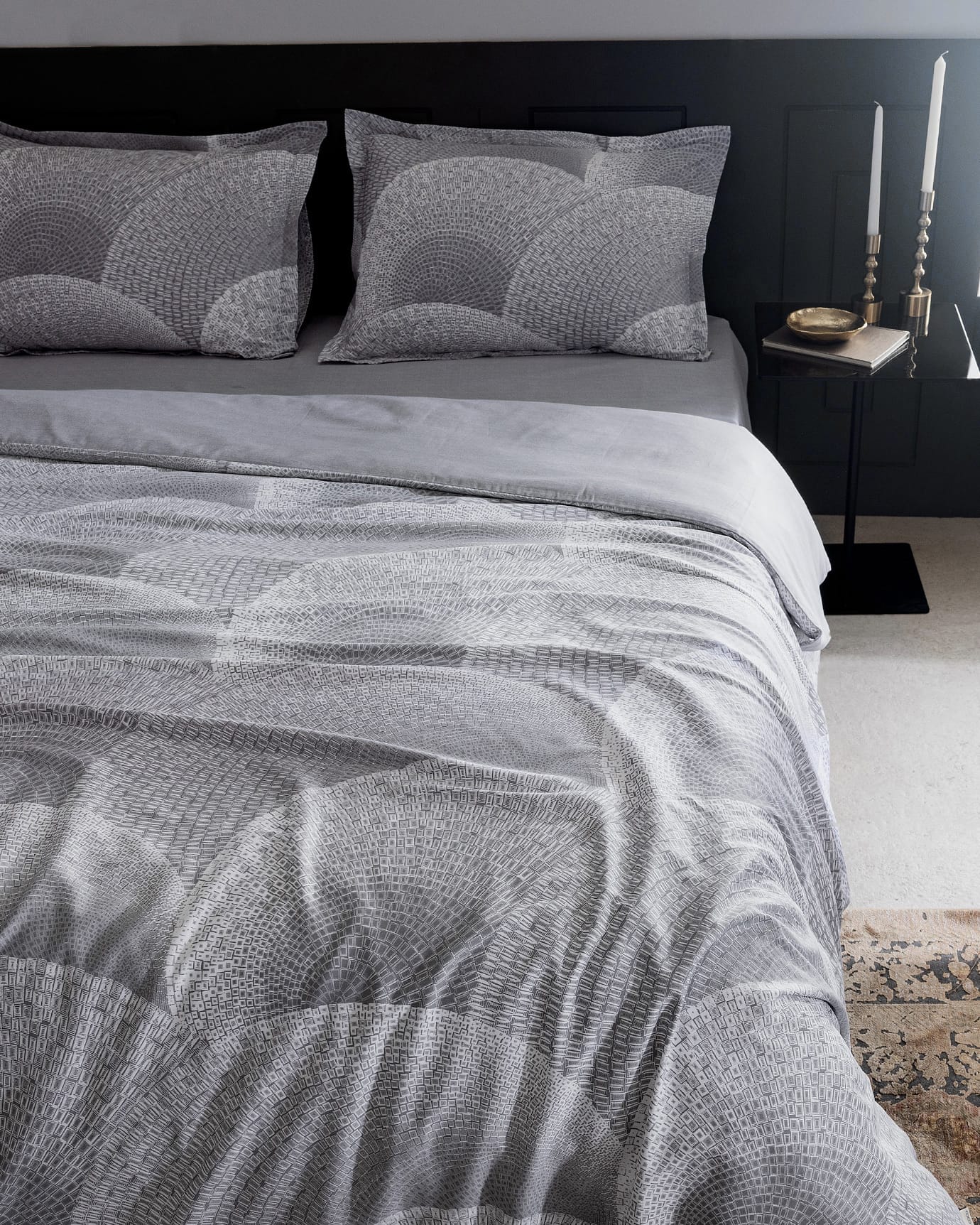 Rochelle 100% Cotton Printed Sateen Twin Duvet Cover Set