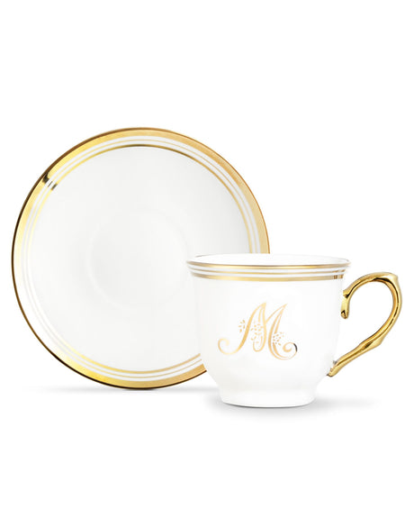 New Bone Porcelain 4-Piece Coffee Cup Set - Vibrant Colorful Design