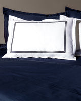 Cotton Double Duvet Set - Embroidered Satin Weave, Yacht Collection