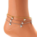 Professional Grade Sterling Silver Swan Anklet Set