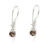 Premium 925 Sterling Silver Round Mystic Topaz Earrings