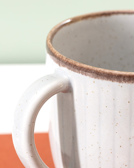 Porcelain Coffee & Tea Mug - Modern Minimalist Everyday Design