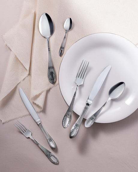 Stainless Steel 42-Piece Cutlery Set - La Papillion Design