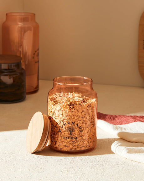 Colorful Food Storage Jar - 890ml Kitchen Container