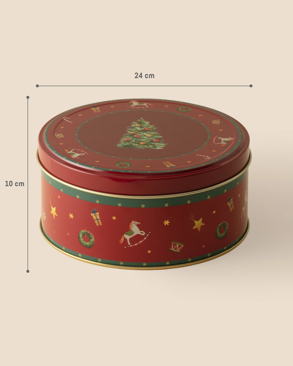 Metal Round Storage Box - Modern Kitchen Essential