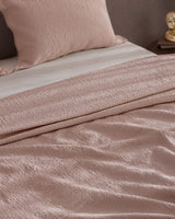 Labenne Double/Full Bedspread - Powder Pink Soft Bed Cover