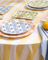New Bone 15-Piece Dinner Set - Vibrant Colorful Presentation Design