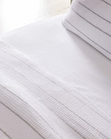 100% Cotton Double Duvet Cover Set - Soft & Breathable Weave