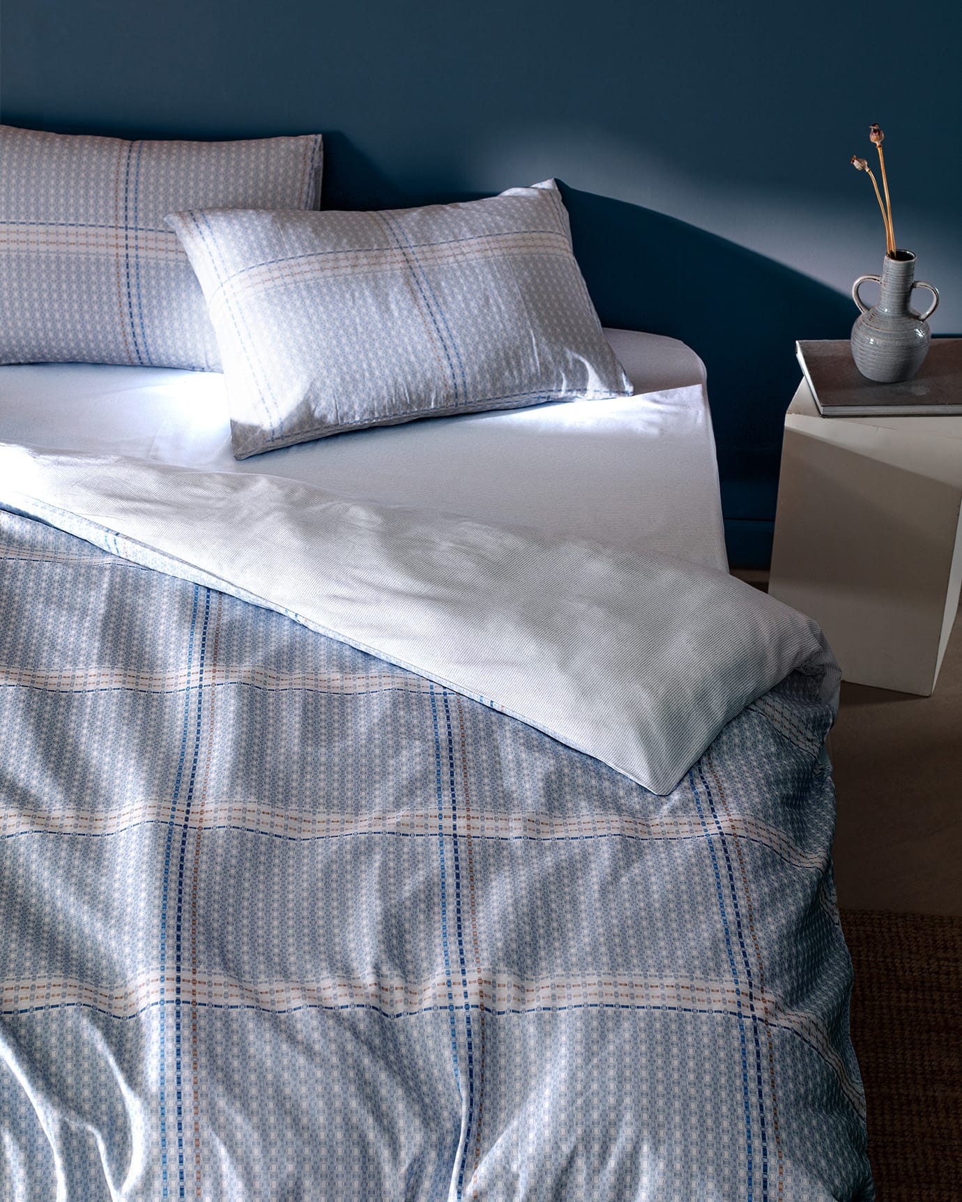 Twin Size 100% Cotton Ranforce Printed Duvet Cover Bedding Set