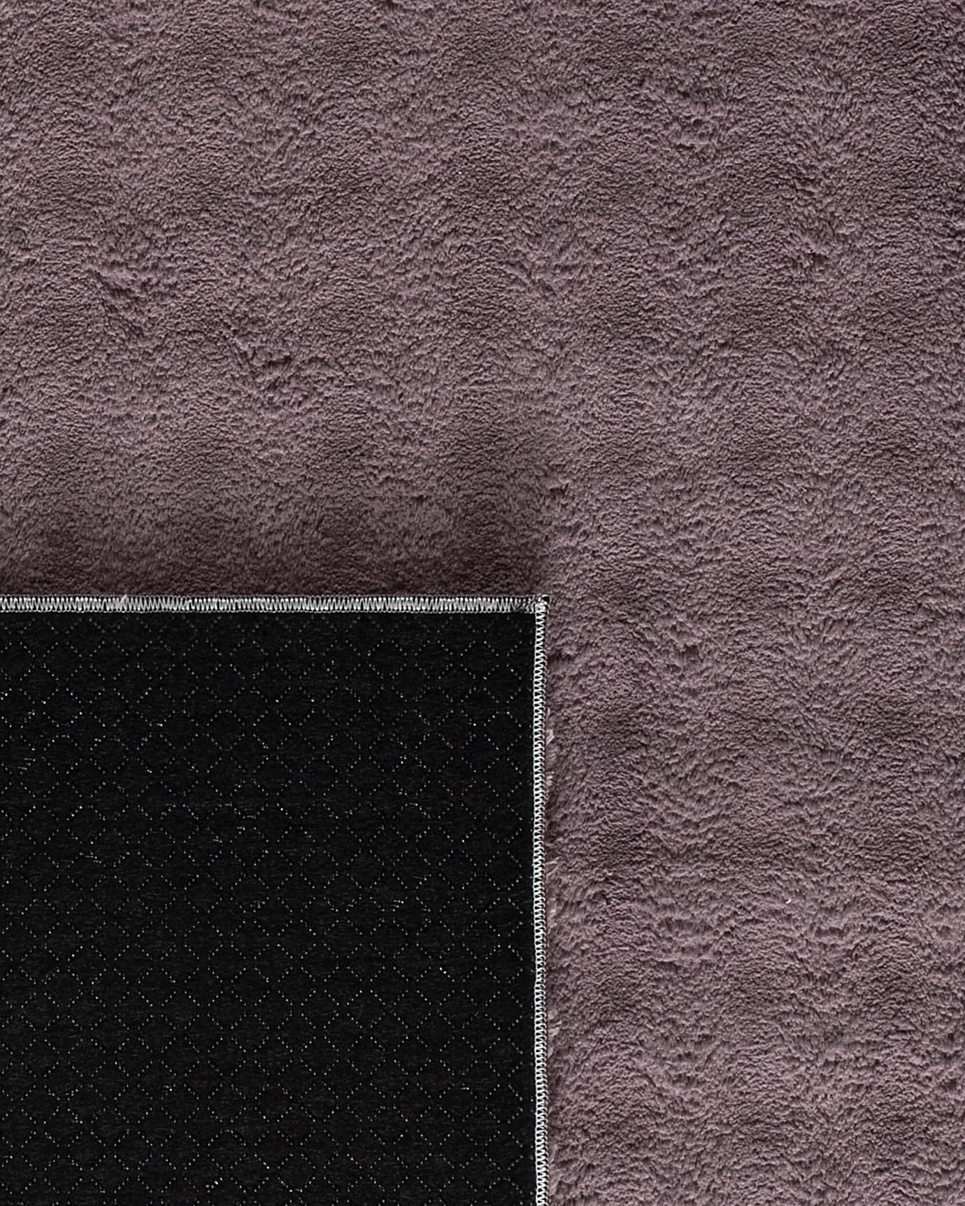 Dark Plum Bubble Textured Area Rug - Soft & Modern Floor Carpet