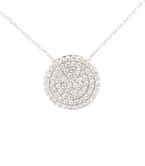 Professional 925 Sterling Silver Circle Necklace