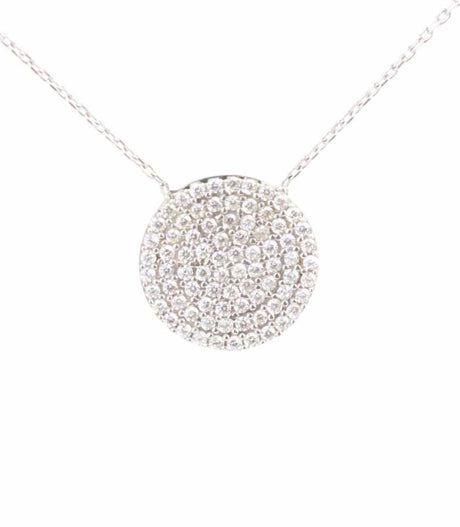 Professional 925 Sterling Silver Circle Necklace