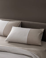 Luxury 100% Cotton Double Duvet Cover Set - Printed Satin