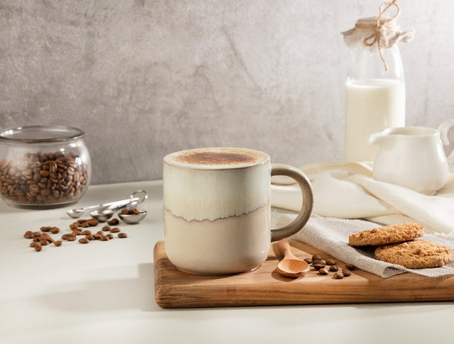 Durable Ceramic Cylindrical Mug - Modern Bel Musette Collection