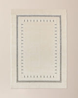 Polyester & Polypropylene Area Rug - Cream Fanette Design