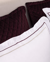 Elegant 11-Piece Royal Dinnerware Set, Burgundy