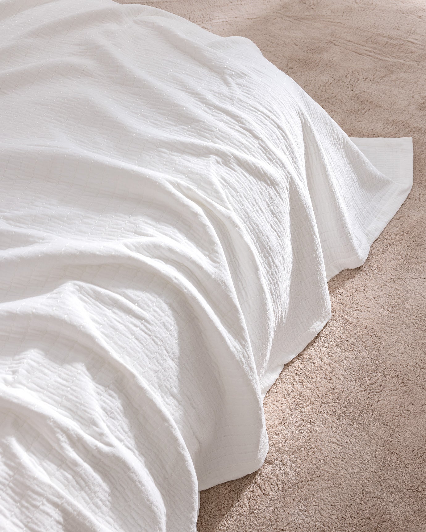 Feolette Double Bedspread - Quilted Bed Cover for Bedroom