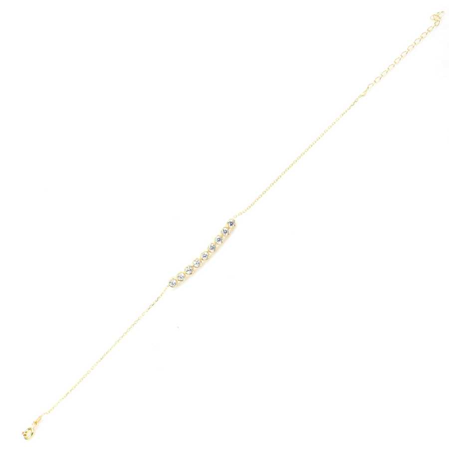 Premium 925 Sterling Silver 9 Row Zircon Tennis Bracelet