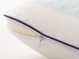 Fuchsia Cooling Gel Memory Foam Pillow for Restful Sleep