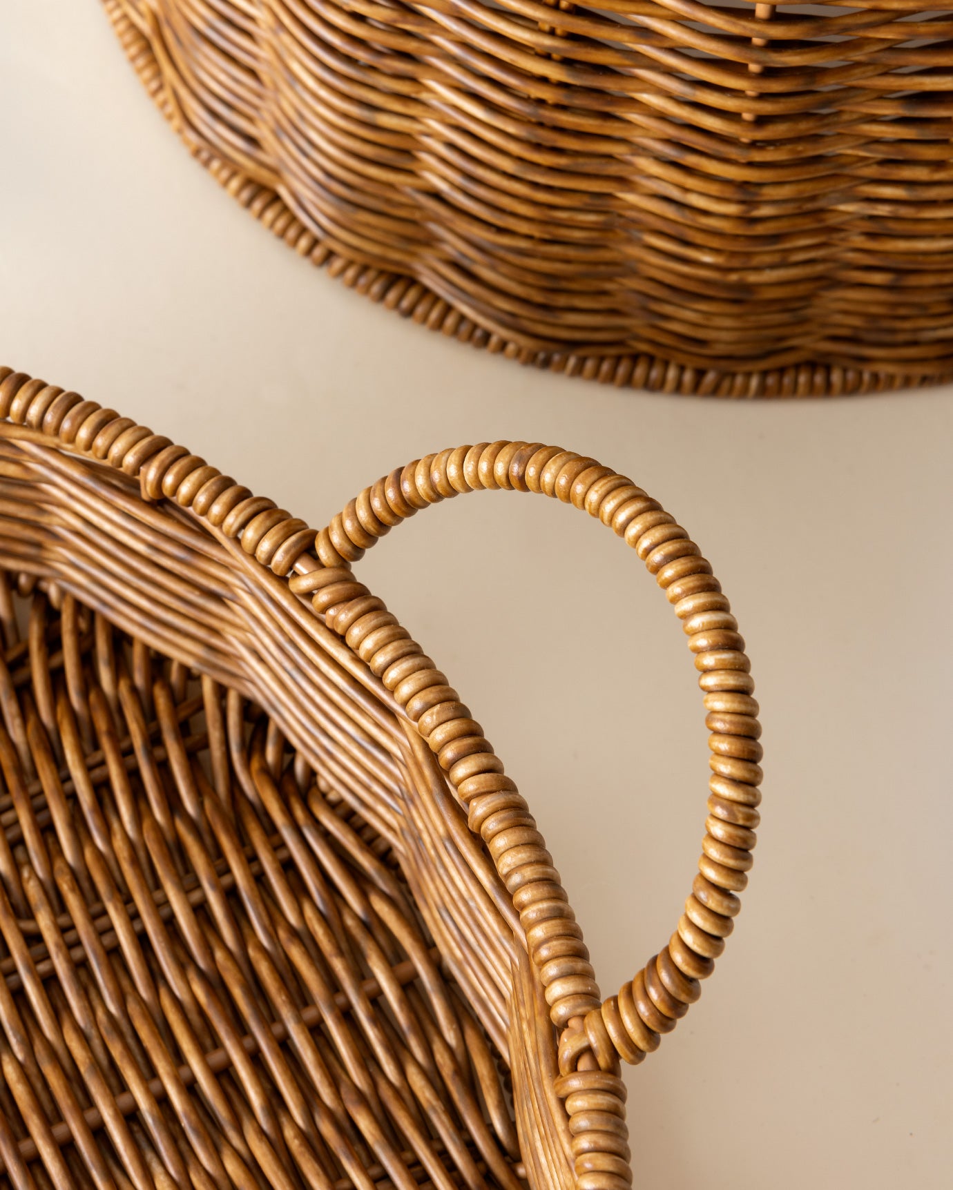 Plastic Storage Organizer - Versatile Natural Design