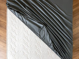 100% Cotton Sateen Fitted Sheet for Double Bed - Soft & Smooth Bedding