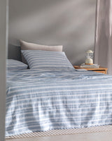 Darvell Double Cotton Ecocell Printed Pique Coverlet Bedding Set