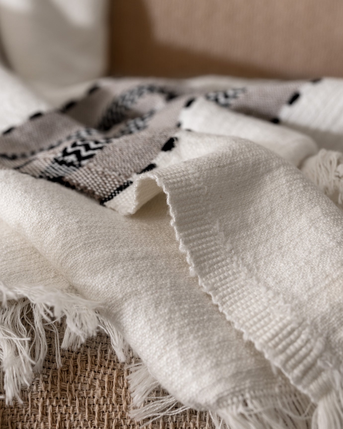 Soft Blend Textured Sofa Throw - Flamme Collection Design