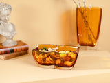 Loches Handmade Large Glass Vase - Decorative Home Centerpiece