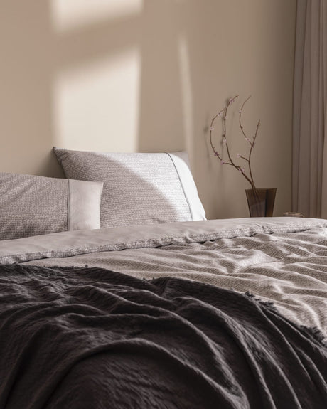 Orpen King Size 100% Cotton Crepe Printed Duvet Cover Bedding Set