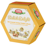 TURKOBABA Premium Honey Pistachio Turkish Delight Lokum - 250g
