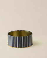 Round Metal Storage Canister - Modern Dual-Tone Kitchen Accent