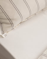 Waschbares Gofre 100% Baumwolle Doppelbett-Bettwäsche-Set – Gestreift