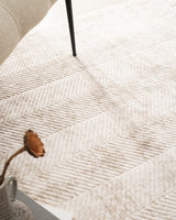 Eze Pattern Earth Tone Area Rug for Living Room - Brown