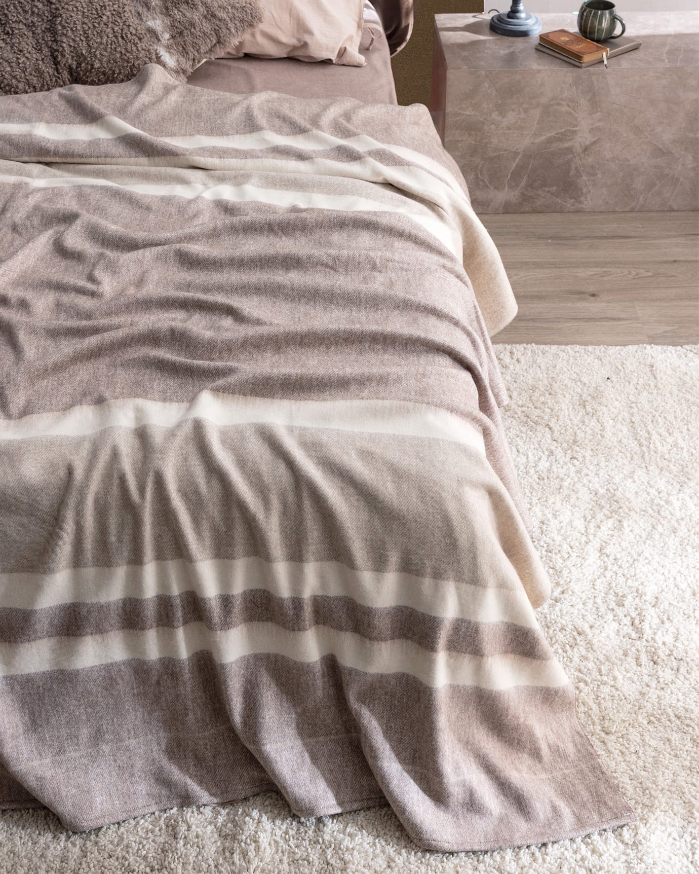 Acrylic Blend Double Blanket - Plush Comfort Collection