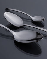 Premium Stainless Steel 84-Piece Flatware Set - Polished Silver
