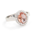 925 Sterling Silver Oval Zultanite Ring with Color-Changing Gemstone