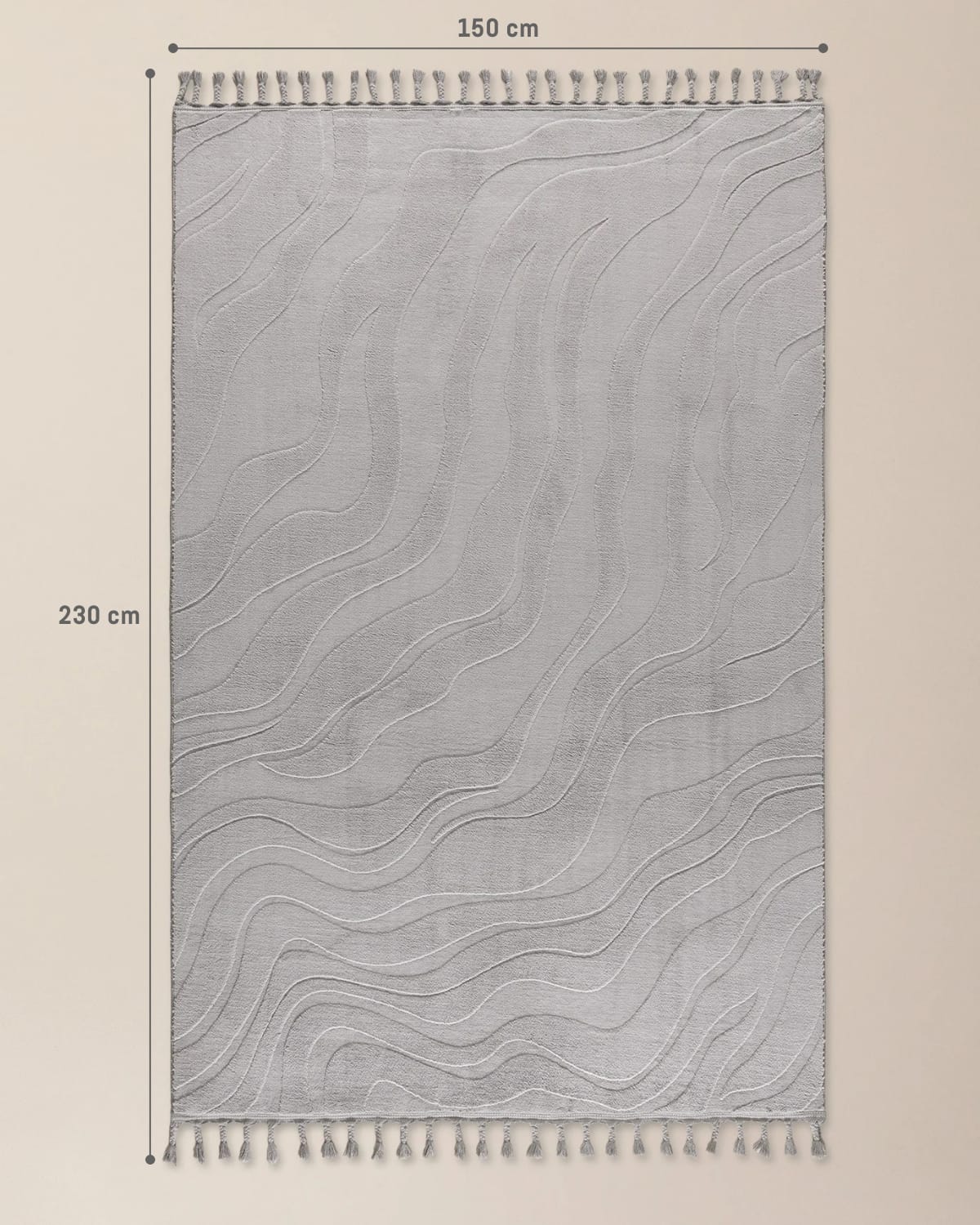 Modern Embossed Area Rug - Soft & Durable Floor Decor