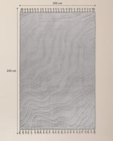Modern Embossed Area Rug - Soft & Durable Floor Decor