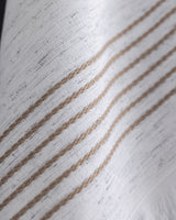 Opherna katoenen badhanddoek, wit & beige