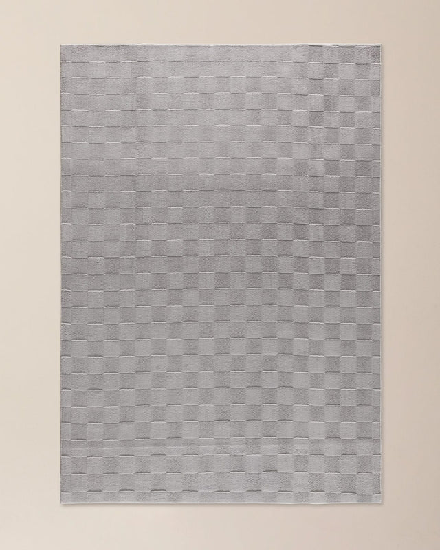Faux Silk Embossed Area Rug - Soft & Luxurious Floor Carpet