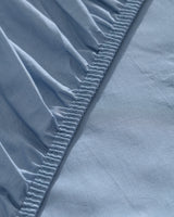 King Size Deep Pocket Fitted Sheet - 100% Ranforce Cotton - Dark Blue