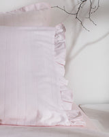 100% Cotton King Size Duvet Cover Set - Ruffled Design