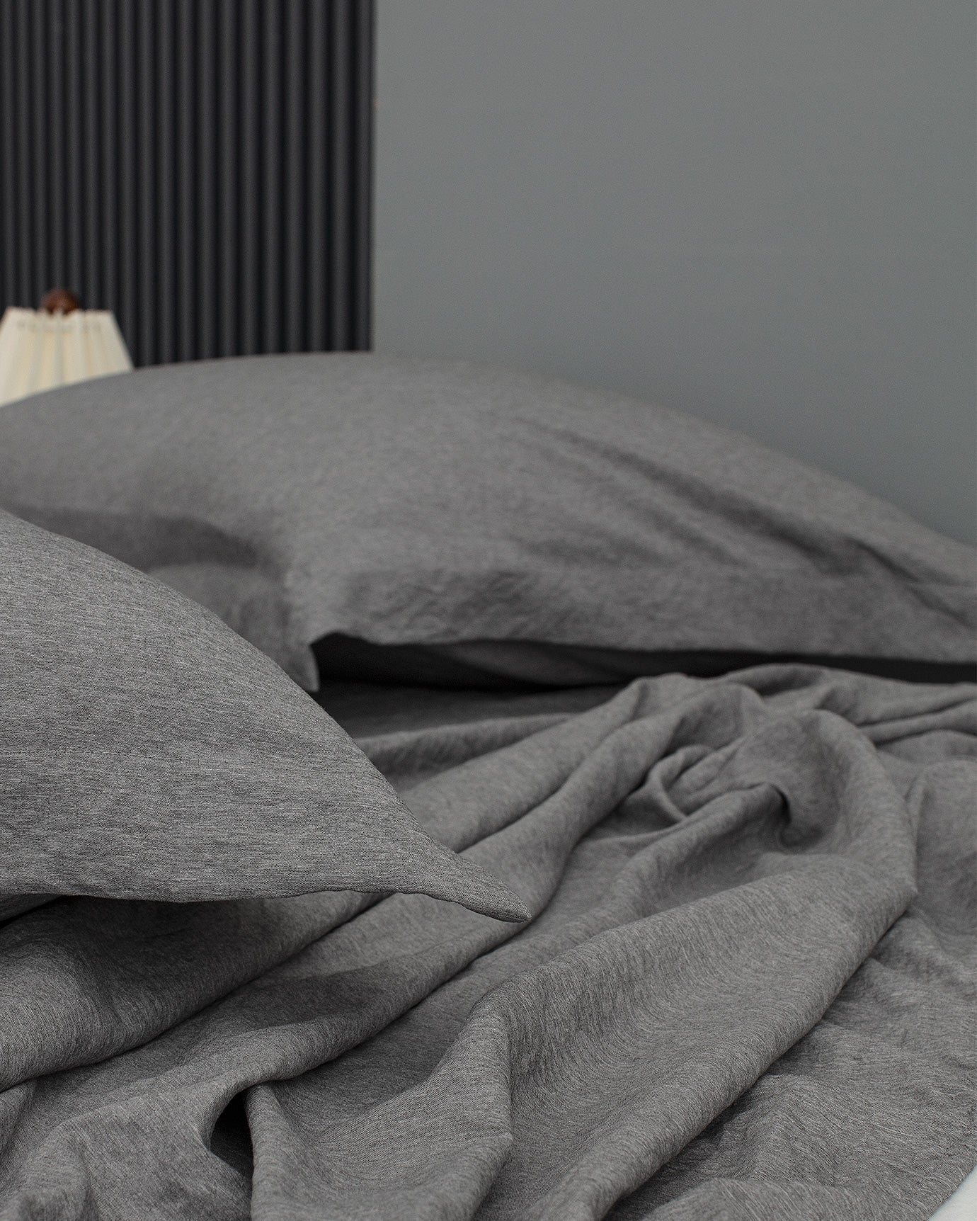 Soft Polyester Single Duvet Set - Modern Minimalist Style